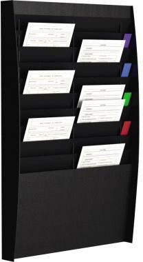 Prospekthalter Paperflow 544 x 865 x 106 cm (B x H x T) DIN A4 Polystyrol schwarz 20 Fächer PAPERFLOW