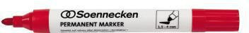 Permanentmarker Soennecken 15-4mm rot Soennecken 15-4mm rot SOENNECKEN