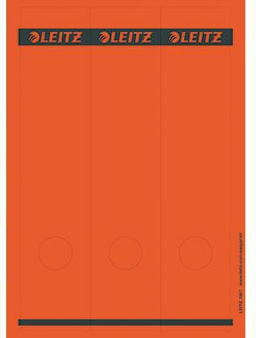 Ordnerrückenetikett Leitz breit/lang 615 x 285 mm (B x H) selbstklebend mit Griffloch rot 75 Etik/Pack LEITZ