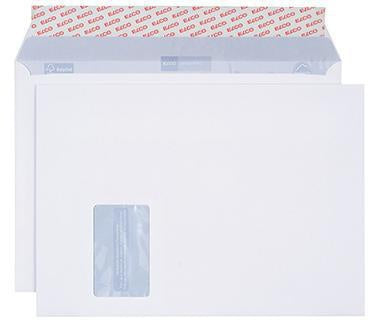Versandtasche ELCO Proclima DIN C4 229 x 324 mm (B x H) mit Fenster 120g/m² mit Haftklebung Papier 100 % recycelt ohne
