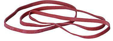 Gummiband 4 x 120 mm (B x L) 80mm Kautschuk rot 50 g/Pack NEUTRALWARE