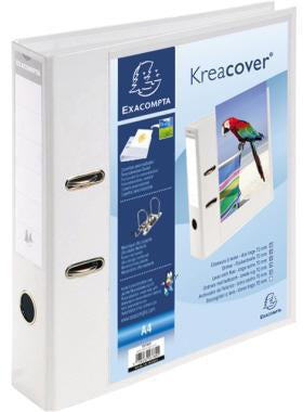 Ordner Exacompta Kreacover® 70mm DIN A4 Werkstoff: Graupappe Material der Kaschierung außen: PVC/PU Material der K