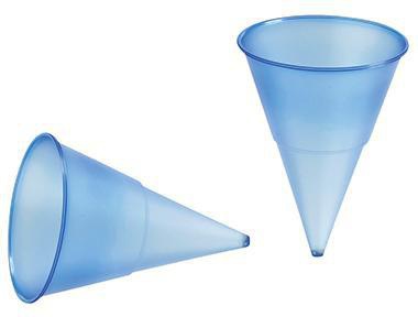 Spitzbecher PAPSTAR Einweg 115ml Polypropylen blau 1000 St/Pack PAPSTAR