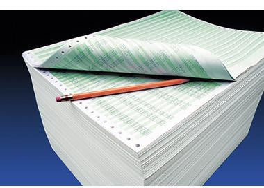 Computerpapier SIGEL DIN A3 quer grüne Rasterbalken/Leselinien 60g/m² elementar chlorfrei gebleicht holzfrei – Ansicht 3