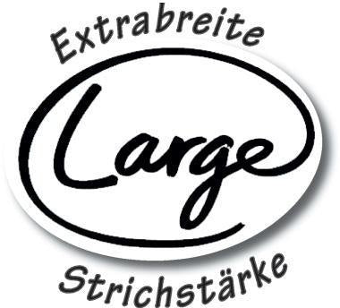 Kugelschreiber BIC® Cristal® Large 06mm blau dokumentenecht Farbe des Schaftes: transparent BIC – Ansicht 5