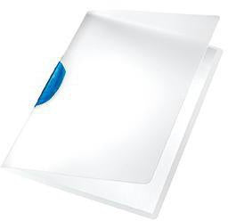 Klemmmappe Leitz ColorClip DIN A4 Polypropylen Farbe der Rückseite: transluzent Farbe der Klemme: blau LEITZ