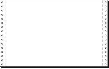 Computerpapier SIGEL DIN A4 quer blanko 60g/m² elementar chlorfrei gebleicht holzfrei Längsperforation weiß 2000 Bl/Pack