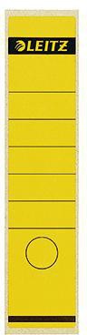 Ordnerrückenetikett Leitz breit/lang 615 x 285 mm (B x H) selbstklebend mit Griffloch gelb 10 Etik/Pack LEITZ