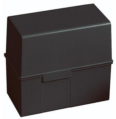Karteikasten HAN 121 x 101 x 74 cm (B x H x T) DIN A7 quer 300 Karten Polystyrol schwarz HAN