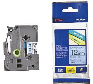 Schriftbandkassette Brother P-touch TZe-531 12 mm x 8 m (B x L) blau schwarz BROTHER