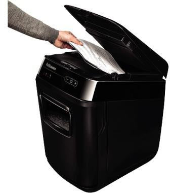 Aktenvernichter Fellowes® AutoMaxT 200C P-4 Papier Heftklammern Büroklammern Kreditkarten CDs/DVDs – Ansicht 6