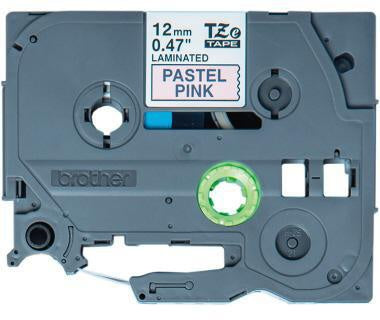 Schriftbandkassette Brother P-touch TZe-MQE31 12 mm x 4 m (B x L) pastellrosa schwarz BROTHER