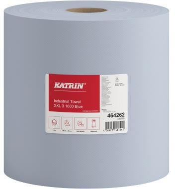 Putzrolle Katrin XXL 3 38 cm x 360 m (B x L) 3-lagig Tissue blau KATRIN