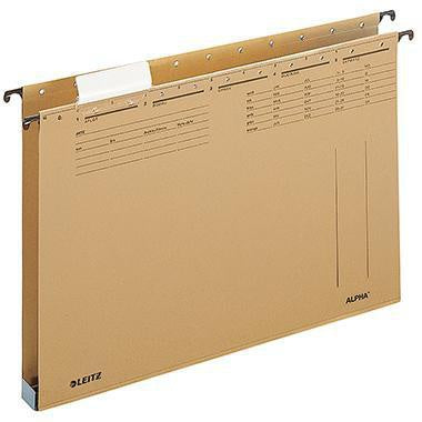 Hängesammler Leitz ALPHA® DIN A4 Natronkarton 100 % recycelt naturbraun LEITZ
