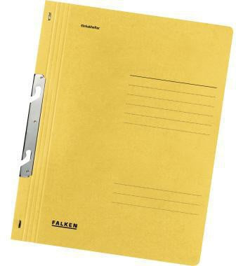 Einhakhefter Falken DIN A4 250g/m² Manilakarton gelb Falken DIN A4 250g/m² Manilakarton gelb FALKEN