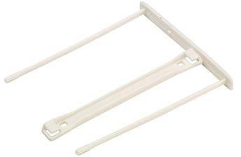 Abheftbügel Bankers Box® ProClip 85mm Kunststoff 100 % recycelt weiß 100 St/Pack BANKERS BOX