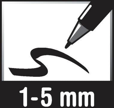 Permanentmarker edding 22 EcoLine 1-5mm schwarz edding 22 EcoLine 1-5mm schwarz EDDING – Ansicht 4