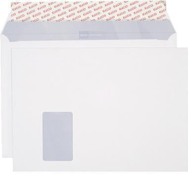 Versandtasche ELCO Office DIN C4 324 x 229 mm (B x H) mit Fenster 120g/m² mit Haftklebung Papier hochweiß 50 St/Pack ELCO