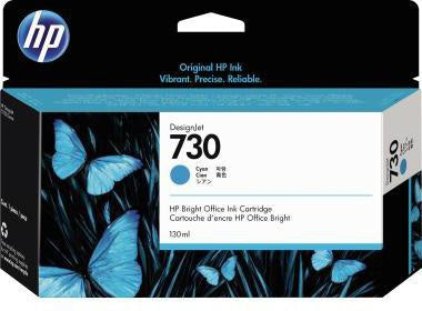 Tintenpatrone HP Originalzubehör 730 cyan 130ml HP Originalzubehör 730 cyan 130ml HP