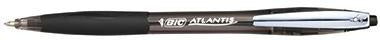 Kugelschreiber BIC® ATLANTIS® Soft 04mm schwarz dokumentenecht Farbe des Schaftes: schwarz BIC