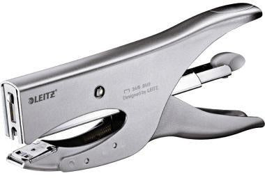 Heftzange Leitz 24/6 24/8 fest 40 Bl (80 g/m²) Metall silber metallic LEITZ