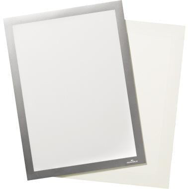 Magnetrahmen DURABLE DURAFRAME® GRIP DIN A4 PVC silber metallic DURABLE