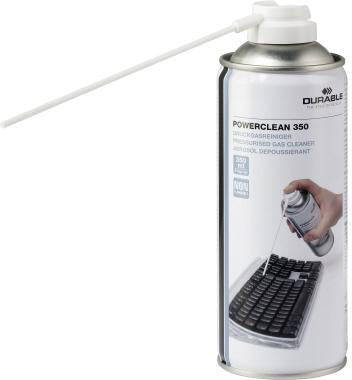 Druckgasspray DURABLE Powerclean 350 Arbeitsplatz nicht leicht entflammbar nicht brennbar 350ml DURABLE