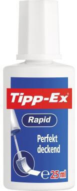 Korrekturflüssigkeit Tipp-Ex® Rapid Schwamm weiß 25ml Tipp-Ex® Rapid Schwamm weiß 25ml TIPP-EX
