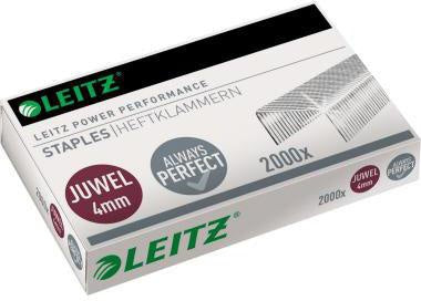 Heftklammer Leitz Juwel 4 mm Leitz Heftzange Juwel Juwel 2000 Metall verzinkt 2000 St/Pack LEITZ