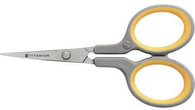 Universalschere Westcott Titanium Super 100mm Linkshänder Rechtshänder Stahl grau/gelb WESTCOTT