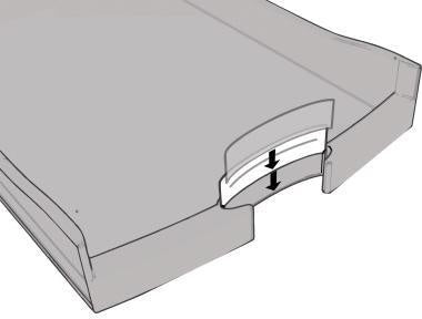 Schubladenbox HAN IMPULS 4 Schubladen DIN A4 DIN C4 Polystyrol Gehäusefarbe: weiß Farbe der Schublade: Trend – Ansicht 3