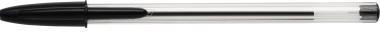 Kugelschreiber BIC® Cristal® Original 04mm schwarz dokumentenecht Farbe des Schaftes: transparent 100 St/Pack BIC