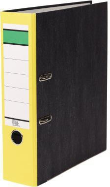 Ordner 80mm DIN A4 Werkstoff: Papier 100 % recycelt gelb NEUTRALWARE