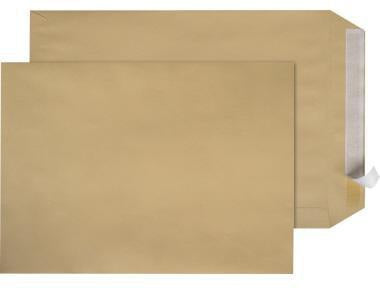 Versandtasche Soennecken DIN C4 229 x 324 mm (B x H) ohne Fenster 90g/m² mit Haftklebung natronbraun 250 St/Pack SOENNECKEN