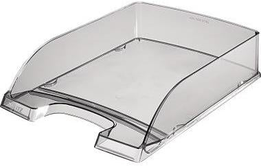Briefablage Leitz Transparent Plus DIN A4 Polystyrol Farbe: grau transparent LEITZ