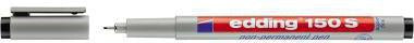 Folienstift edding 150 S 03mm schwarz nicht dokumentenecht EDDING