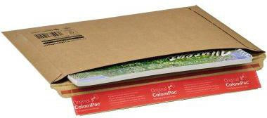 Versandtasche ColomPac® 270 x 185 x -30 mm (B x H x T) ohne Fenster mit Selbstklebung Wellpappe braun COLOMPAC