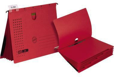 Organisationshefter ELBA chic ULTIMATE® DIN A4 5 Unterteilungen Karton rot ELBA