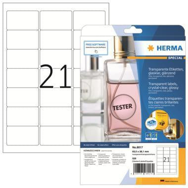 Folienetikett HERMA SPECIAL 635 x 381 mm (B x H) transparent 525 Etik/Pack HERMA