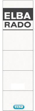 Rückenschild ELBA breit/kurz 44 x 155 mm (B x H) weiß 10 St/Pack ELBA