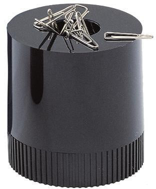 Klammernspender arlac clip-boy 7 x 7 cm (D x H) mit Klammer Polystyrol schwarz ARLAC