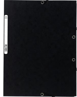 Sammelmappe Exacompta DIN A4 400g/m² Colorspankarton schwarz EXACOMPTA