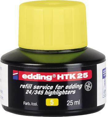 Nachfülltinte Marker edding HTK 25 Flasche gelb 25ml edding HTK 25 Flasche gelb 25ml EDDING