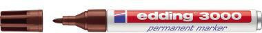 Permanentmarker edding 3000 15-3mm braun edding 3000 15-3mm braun EDDING