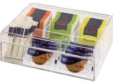Teebox APS 22 x 9 x 17 cm (B x H x T) Acryl transparent APS
