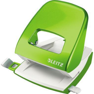 Locher Leitz NeXXt WOW 5008 8cm 30 Bl (80 g/m²) mit Anschlagschiene grün LEITZ