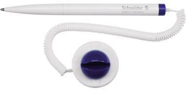 Kugelschreiber Schneider Klick-Fix-Pen 05mm blau dokumentenecht Farbe des Schaftes: weiß/blau SCHNEIDER
