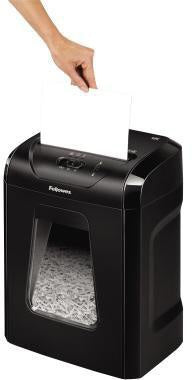 Aktenvernichter Fellowes® Powershred® 12C P-4 Papier Heftklammern Büroklammern Kreditkarten Partikelschnitt 12 – Ansicht 3