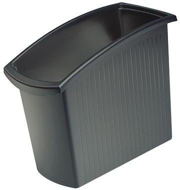 Papierkorb HAN MONDO 194 x 345 x 45 cm (B x H x T) 18l Polypropylen Farbe: schwarz 1 Sortierfach HAN