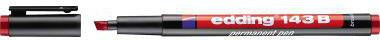Folienstift edding 143 B 1-3mm rot nicht dokumentenecht EDDING
